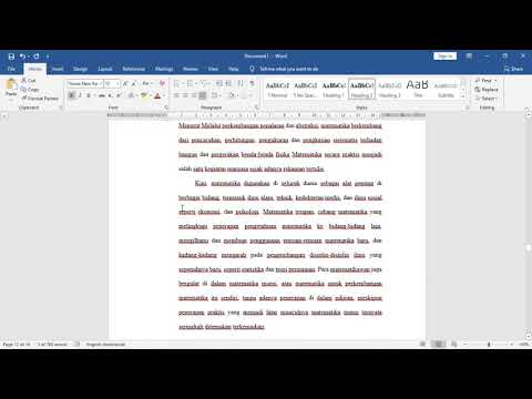 Membuat Daftar Isi Otomatis dengan Microsoft Word