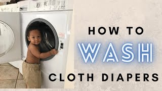 How to Wash Cloth Diapers || My Simple Cloth Diaper Wash Routine!