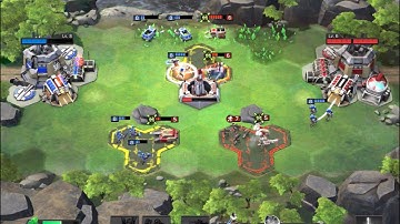 (ipad) Command & Conquer: Rivals - #Funcore vs #jjrm (Defeat) - GDI Gameplay
