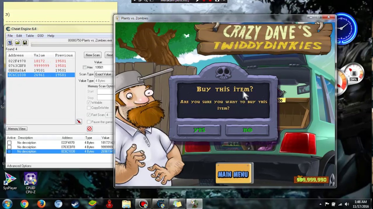 How to Use Cheat Engine to hack the game Plants vs Zombies « Web Games ::  WonderHowTo