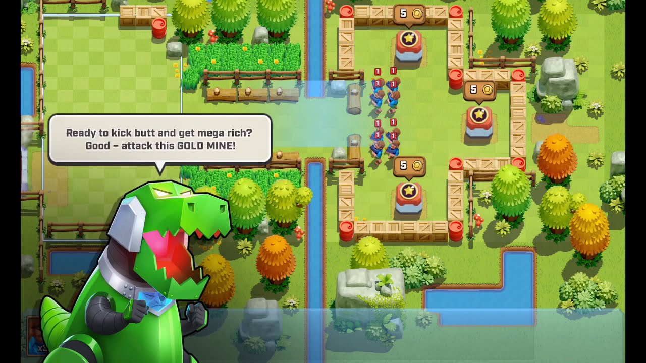 Rush Wars Beta Gameplay[New Game by Supercell]