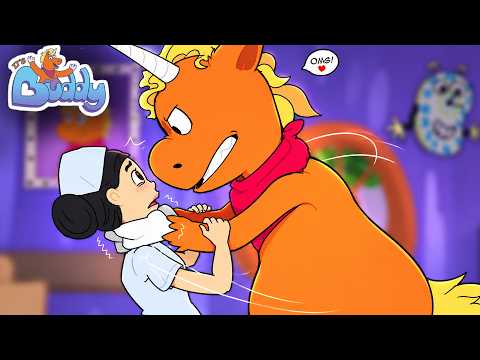The Nurse Found Out Buddy’s Secret...?! 😱 | Buddy Comic Dub