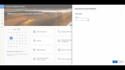 Simple dialog form in D365FO