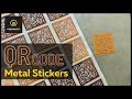 QR Code Metal Sticker@OriginalMetals  (  #metalstickers #stickers #resinstickers #lable )