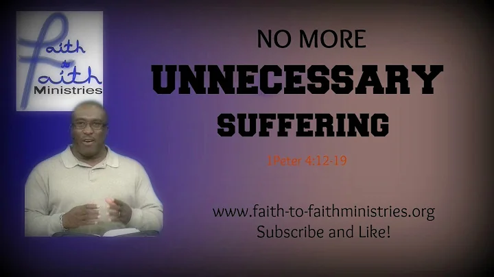 No More "Unnecessary Suffering" Nelson Robertson