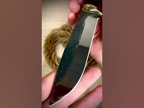 Нож Сахалин Ручной работы из стали 95х18 кованый - YouTube
