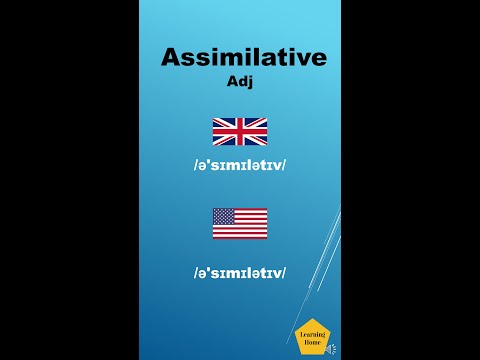 Video: Mikä on assimilaatin antonyymi?