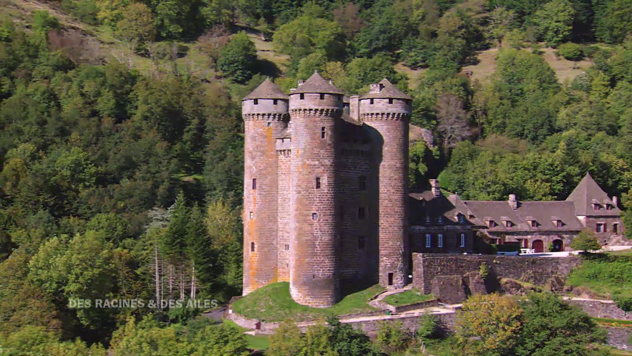 Le château médiéval d'Anjony