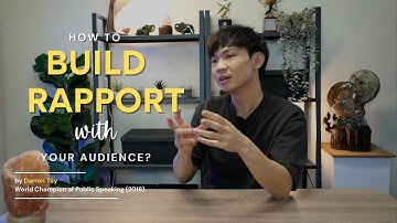 How To Build Rapport (Win Over) Your Audience #publicspeaking