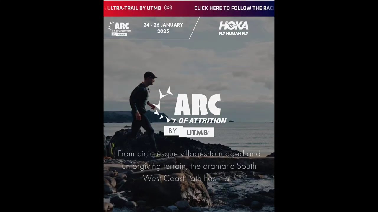 Epic! UTMB 25 mile Arc of Attrition Winter Ultra Race 25 Jan 2025 40k South West Costal Path