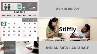 Stiffly (Adverb) Word of the Day for June 4th