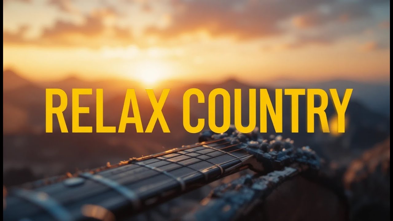 Relax Country Music - Sunset Letters and Whiskey Nights