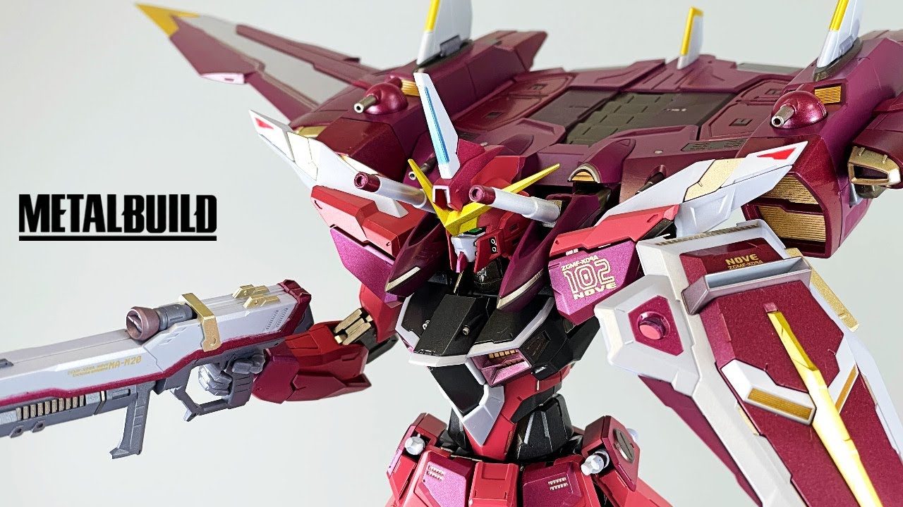 【豊富なギミックで劇中再現！】METAL BUILD ジャスティスガンダム 機動戦士ガンダムSEED メタルビルド サンプルレビュー