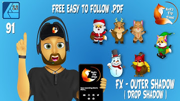 091-AFFINITY DESIGNER V2.2-FX-OUTER SHADOW / DROP SHADOW-TEEKS TIP TIME - FREE PDF 4K