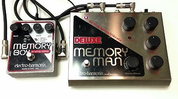 Electro Harmonix Memory Boy vs Deluxe Memory Man Analog Delay