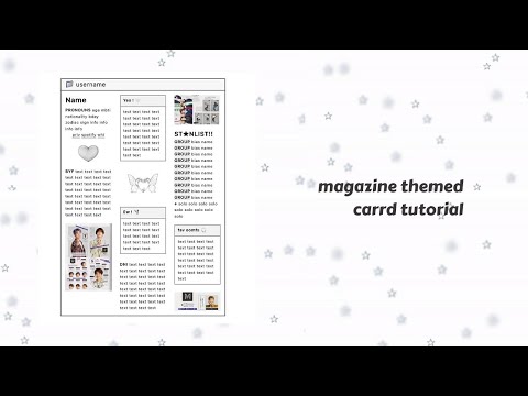 📁 magazine themed carrd (phone tutorial)