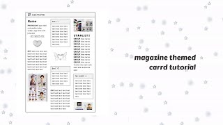 📁 magazine themed carrd (phone tutorial) screenshot 2