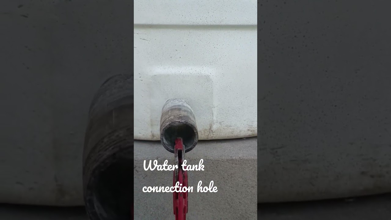 water tank connection hole install |#watertank#tank#shortvideo #subscribe #shortsfeed #fatting
