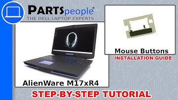 Dell AlienWare M17xR4 Mouse Buttons Replacement Video Tutorial