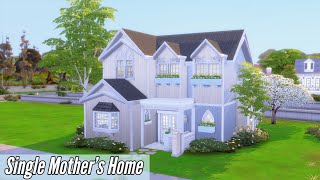 Single Mothers Home | Sims 4 Speed Build | No CC