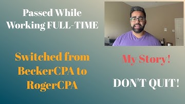 How YOU Can Pass The CPA Exam While Working Full-Time | 4 Tips!