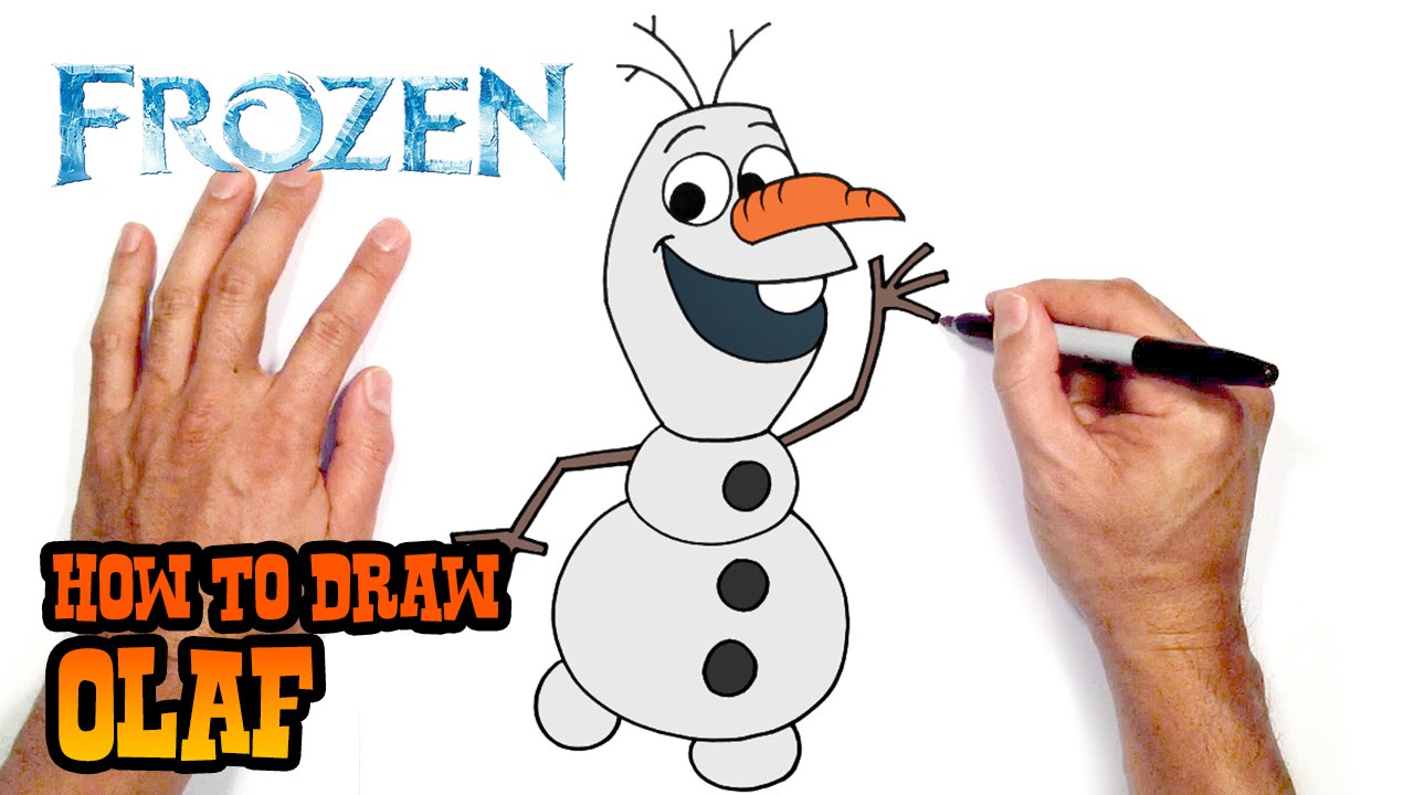 Featured image of post How To Draw Olaf Easy - This is the angle that the face is in that makes the eyes appear that way.