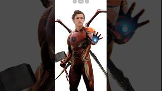 Iron man + Spider man || How to draw Iron spider man || Fusion art🎨 || #shorts #youtubeshorts