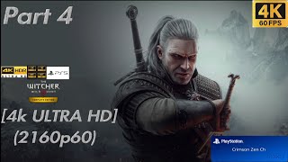 The Witcher 3 Complete Edition PS5 Upgrade | Part 4 | Immersive 4k ULTRA HD Graphics Gameplay (PS5)