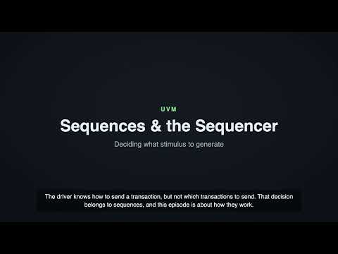 UVM #7: Sequences & the Sequencer | Explained + Interview Questions