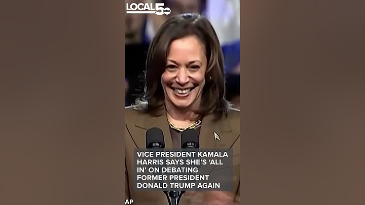 Kamala Harris: 'I'm all in' on debating Trump again #shorts