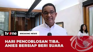 Download lagu Exclusive, Live Report from Anies Baswedan's Residence on Election Day | Breaking News tvOne