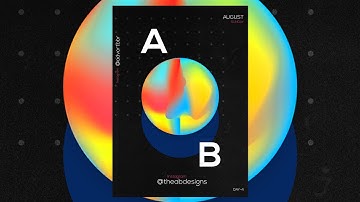 Abstract colors Gradient Effect in Adobe Photoshop 2020