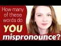 TOP 15 COMMONLY MISPRONOUNCED WORDS by English Learners/Non-native Speakers