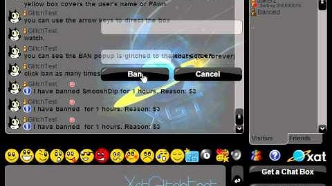 Xat Glitch Tutorial: Mass Ban glitch