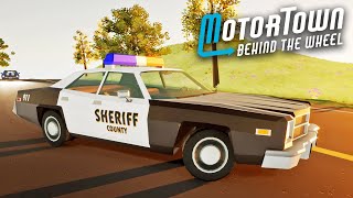 How Do POLICE CHASES Work In MOTOR-TOWN Early Access?!