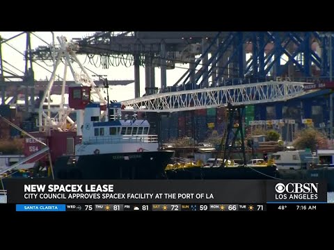 Video: SpaceX överväger Port Of Los Angeles För Tillverkning