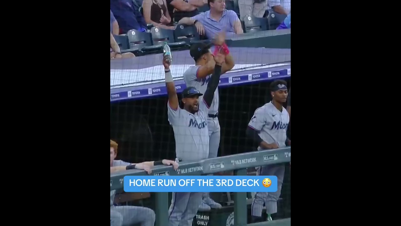 Griffin Conine SMASHED this ball 💥