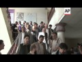 Presidential Candidates Abdullah And Ahmadzai Vote In Election Run Off 