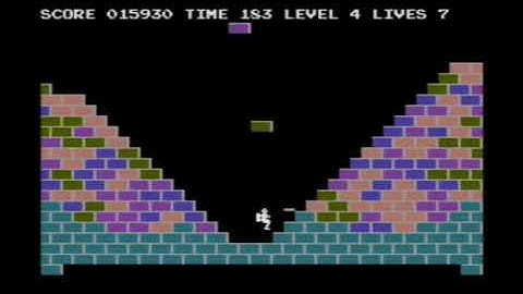 Jetbrix (Commodore 16/Plus4, PAL). Score: 22 430. Level: 5 #commodore #c16 #plus4 #retrogaming