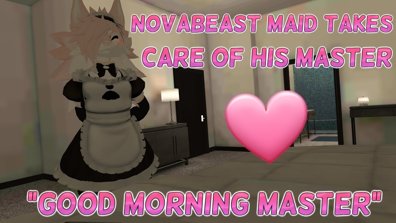 Maid novabeast takes care of his master~! (Furry asmr)