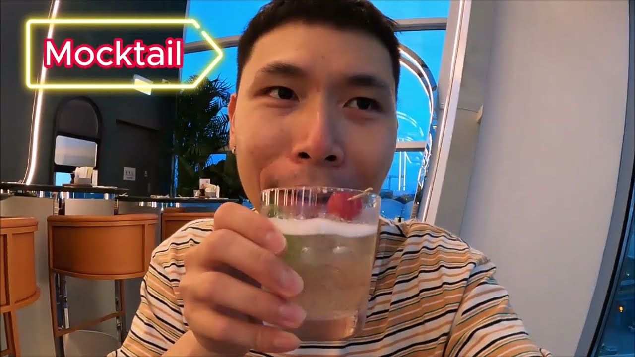 香港機場天際走廊Intervals Sky Bar初體驗🔥歎返個專為信用卡客戶而設既Set Menu😋環境，食物同服務都一流呀🫰🏻正過入公廁Lounge啦🤭