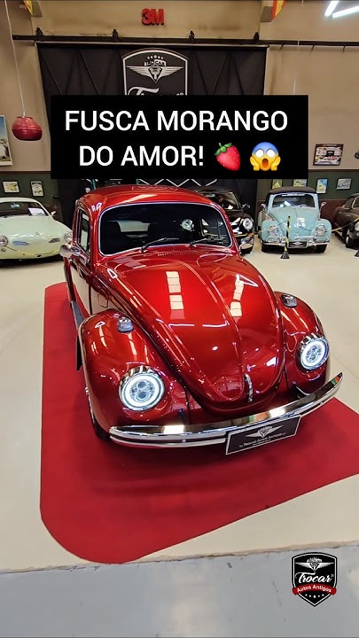 E esse Interior SUPER LUXUOSO do Fusca Morango do Amor? 🍓😱😱😱