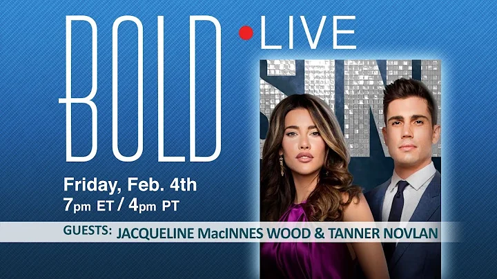 BOLD LIVE Guests Jacqueline MacInnes Wood and Tann...