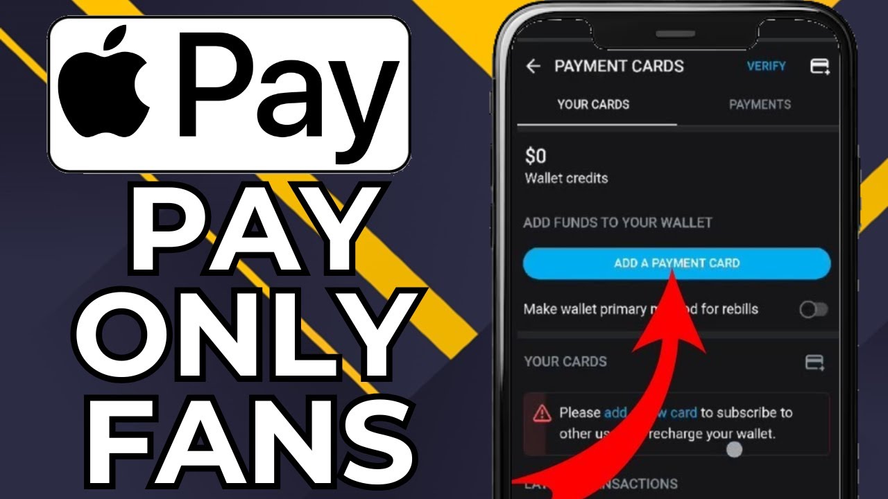 HOW TO PAY ONLYFANS WITH APPLE PAY (2026) - YouTube