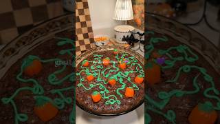 Great Pumpkin Brownies 🎃💜🍂 #halloween #fall #baking #cozynights #dessert #brownie #autumn