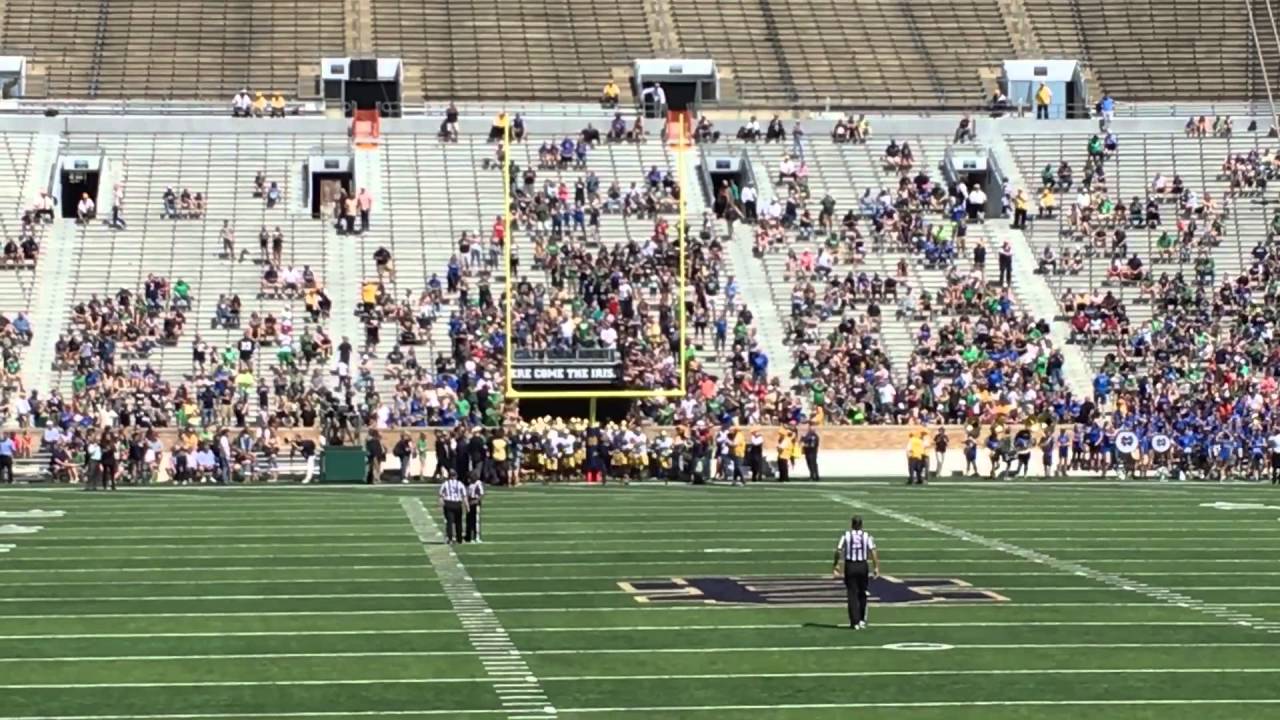2016 Notre Dame Spring Game YouTube