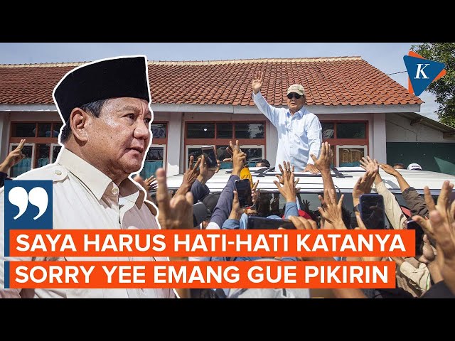 Prabowo: Katanya Saya Harus Bicara Santun, Sorry Ye, Emang Gue Pikirin class=
