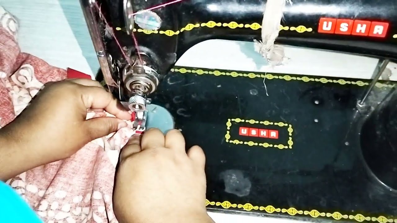 আজকে শিখলাম, সেলাই মেশিন কিভাবে চালাতে হয়||