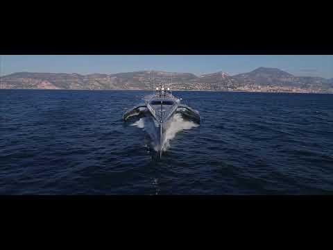 Superyacht BCY Trimaran Promo video Blue Coast Yachts