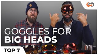 TOP 7 BEST Snow Goggles for ◀ B I G ▶ Heads | SportRx